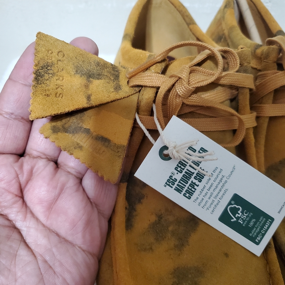 Clarks Originals Men's Turmeric Camouflage Wallabee camo pack - Picture 8 of 9